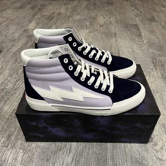 Revenge Clothing Other - NEW Revenge x Storm Vol. 2 lilac navy high top sneakers